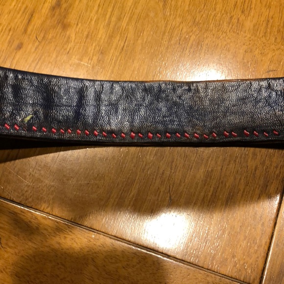 Vintage Hand Crafted Leather Belt - Picture 4 of 5